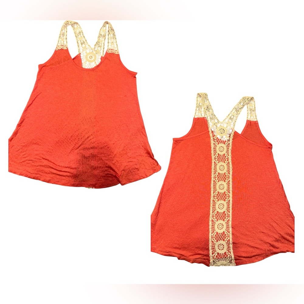 Women’s like blue tank top